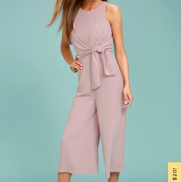 On Track Mauve Midi Jumpsuit - Picture 2 of 3